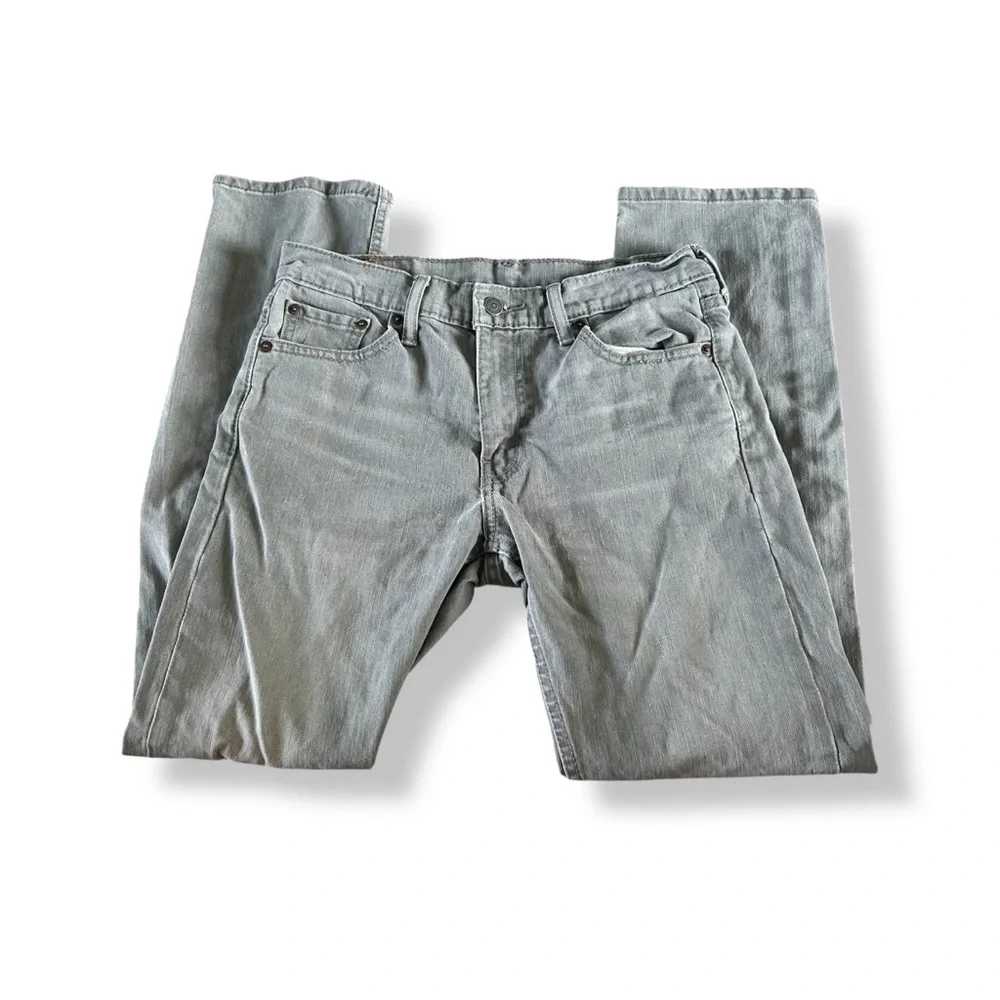 [Levi’s] Gray Straight Leg Jeans W30 L30